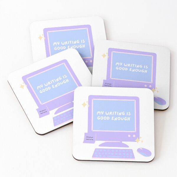 Item preview, My writing is good enough. Cute affirmation design for writers. designed and sold by CreativeStrand.