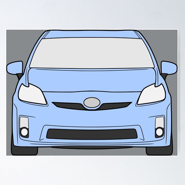 Item preview, Toyota Prius 2010-2015 light blue color designed and sold by EdimDesign.