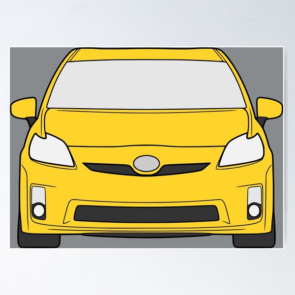 Item preview, Toyota Prius 2010-2015 taxi yellow color designed and sold by EdimDesign.