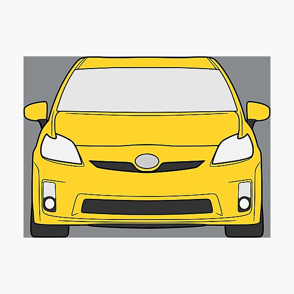 Item preview, Toyota Prius 2010-2015 taxi yellow color designed and sold by EdimDesign.