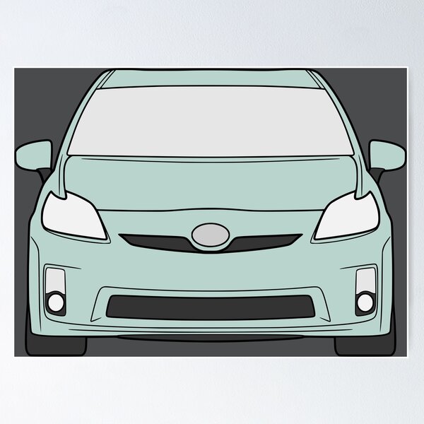 Item preview, Toyota Prius 2010-2015 light green color designed and sold by EdimDesign.