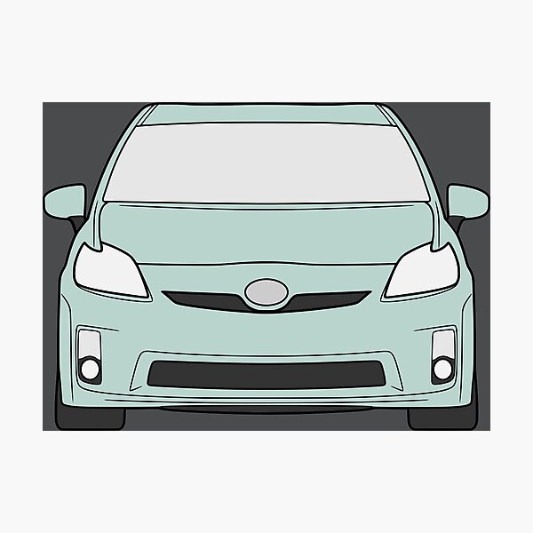 Item preview, Toyota Prius 2010-2015 light green color designed and sold by EdimDesign.