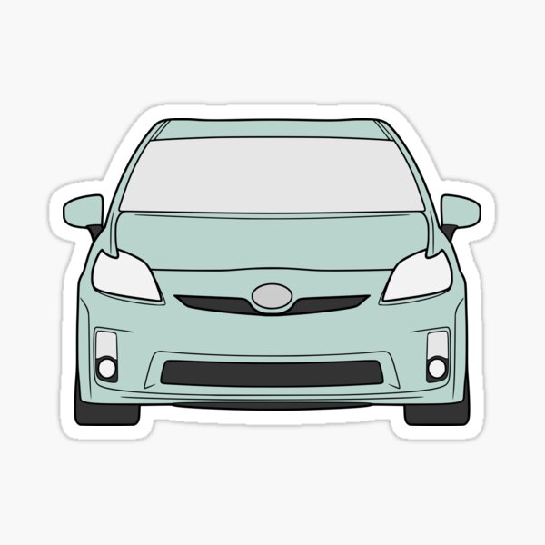 Item preview, Toyota Prius 2010-2015 light green color designed and sold by EdimDesign.