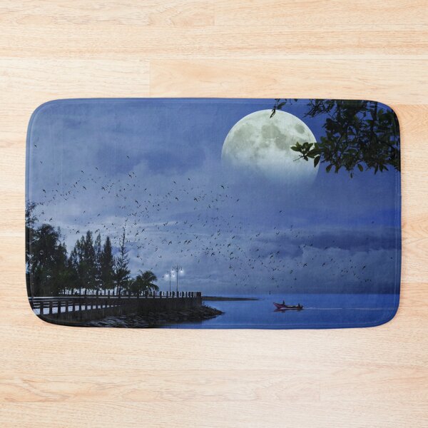 Item preview, Moon, Birds, Blue Ocean, Home Decor designed and sold by Ivan333Croatia.