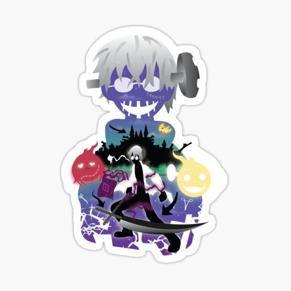 soul eater all characters Sticker for Sale by onlydrawning