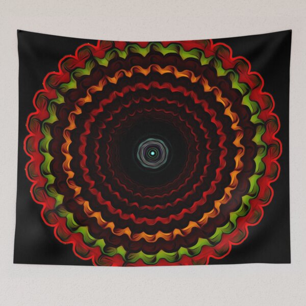 Item preview, Doily - Reds/Oranges designed and sold by Craezart.