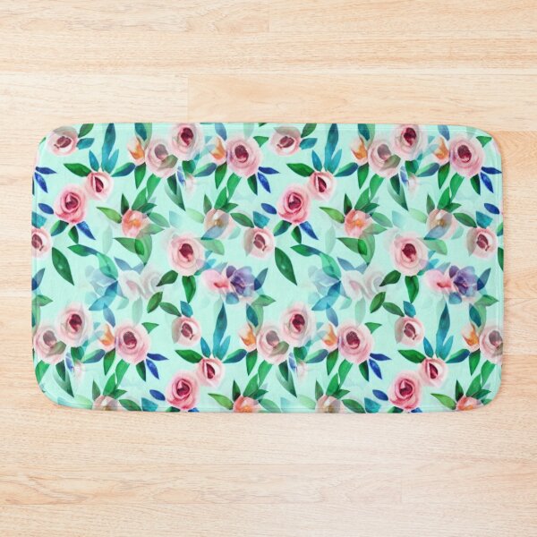 Item preview, Floral pastel watercolor pattern designed and sold by Mirarima.
