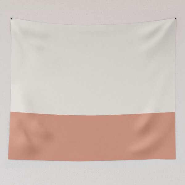 Item preview, Minimalist Solid Color Block in Cream and Fruit Juice designed and sold by Ladies-Boutique.