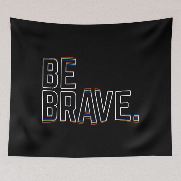 Aperçu de l'œuvre Soit brave créée et vendue par Quilimo Studio.