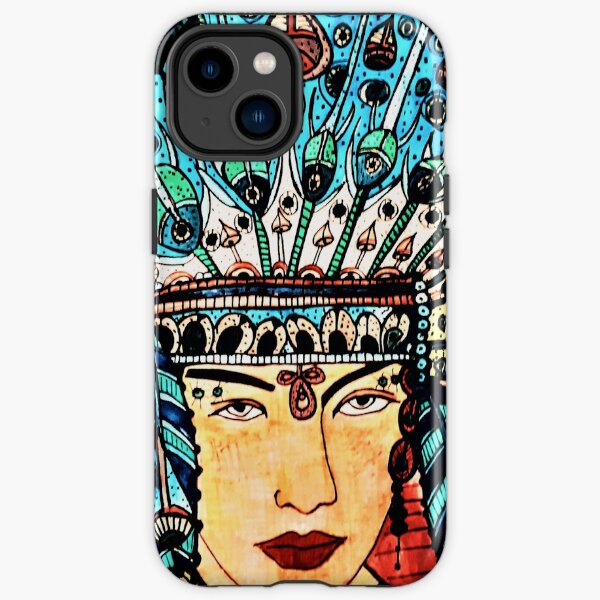 Lady Peacock iPhone Tough Case