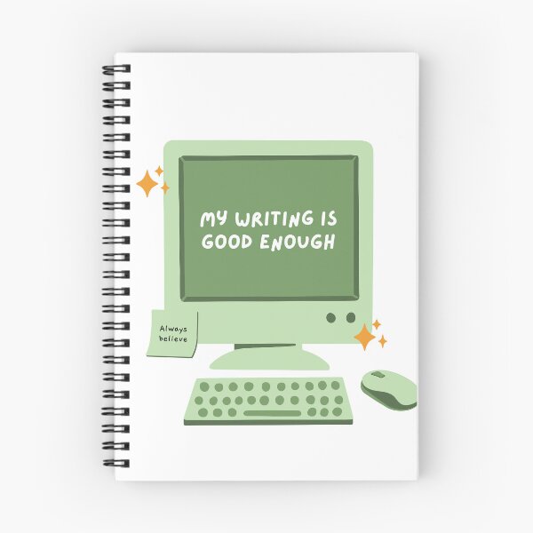 Item preview, My writing is good enough. Cute affirmation design for writers. designed and sold by CreativeStrand.