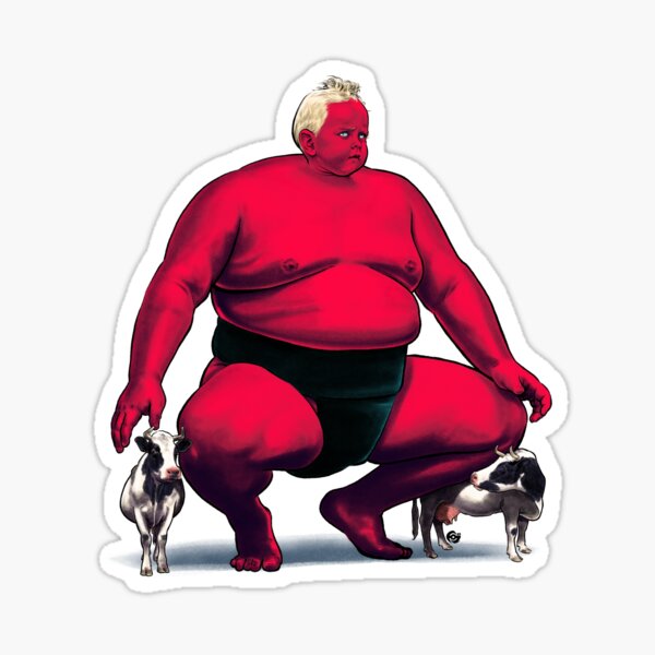 "Dairy Boy" Sticker for Sale by MrFoz Redbubble