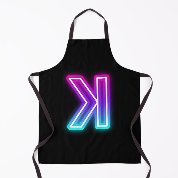 Item preview, White K backward letters designed and sold by The Love Quill.