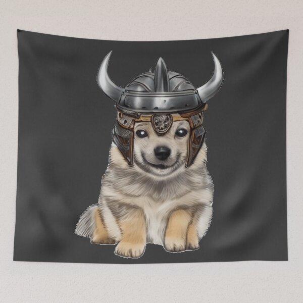 Item preview, Viking Puppy Dog designed and sold by ODINDISA.