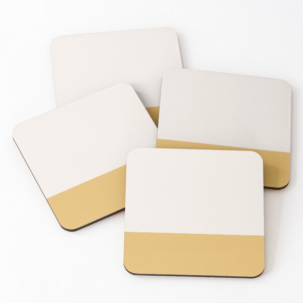 Item preview, Minimalist Solid Color Block in Cream and Golden Sun designed and sold by Ladies-Boutique.