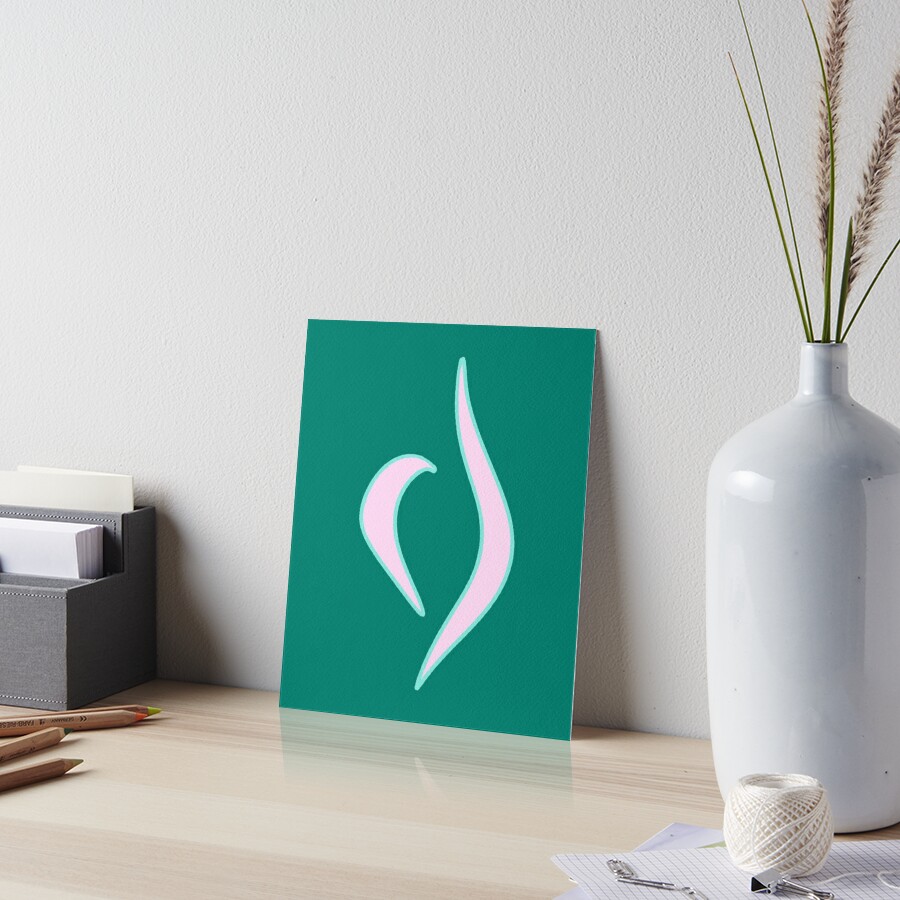 National Eating Disorder Awareness Symbol Art Board Print For Sale By Alexaghicksy Redbubble