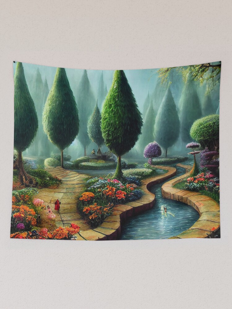 Fantasy discount world tapestry