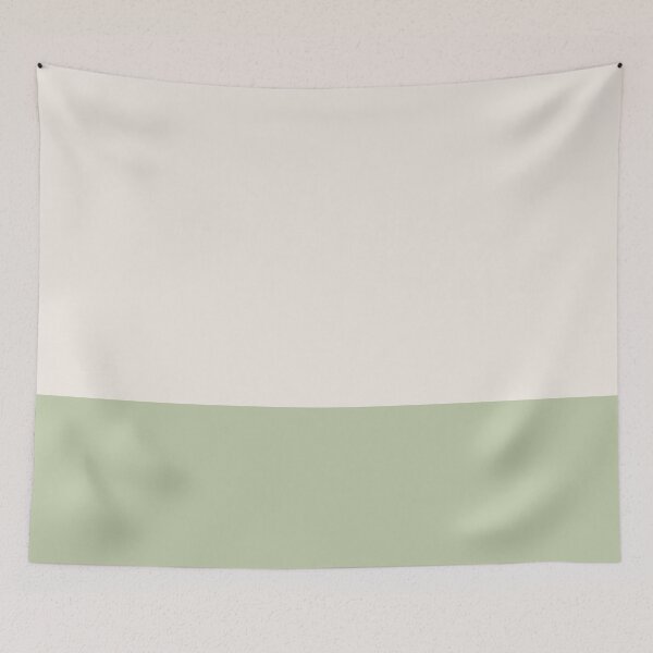 Item preview, Minimalist Solid Color Block in Cream and Lush Meadow designed and sold by Ladies-Boutique.