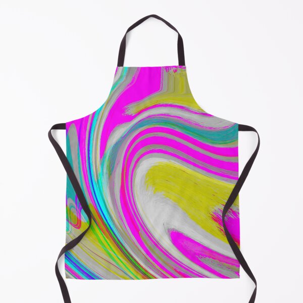 Item preview, Rainbow, Baby Yellow, Blue, Mustard, Neon Pink, Yellow Tones and Pink Tones Multicolor Neon Marble Pattern Design designed and sold by theprintedclub.