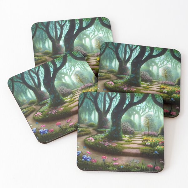 Item preview, Magical Forest, Fairy Garden, Fairytale Art designed and sold by SunDoor Art.