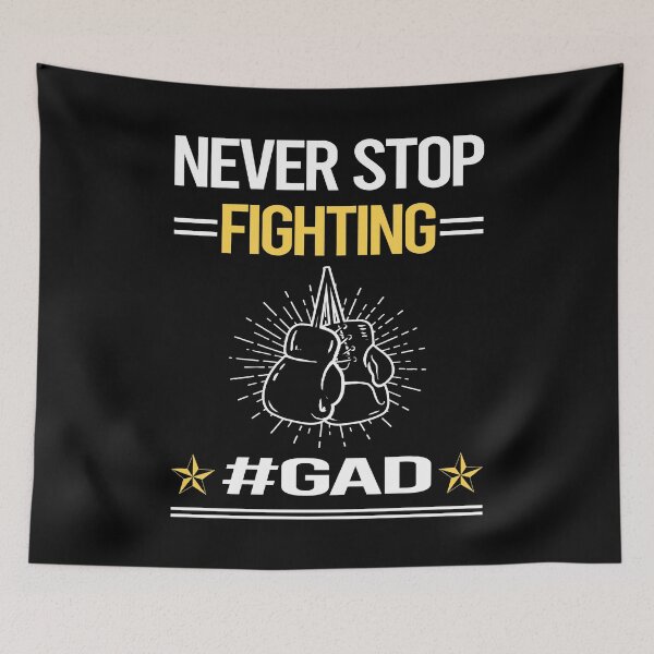 Item preview, Never Stop Fighting With GAD designed and sold by StoreHornedFace.