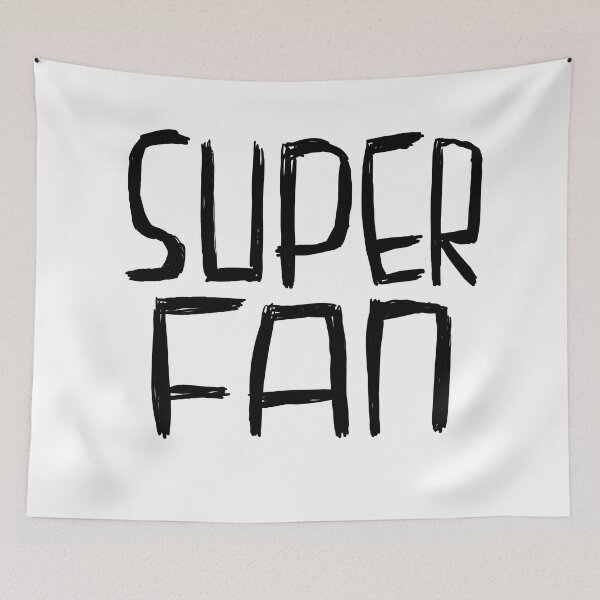 Item preview, Superfan, Super Fan designed and sold by badlydrawnbabe.