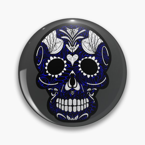 Item preview, Mexican day of the dead twisted beehive skull  designed and sold by Elizabeth-Banks.