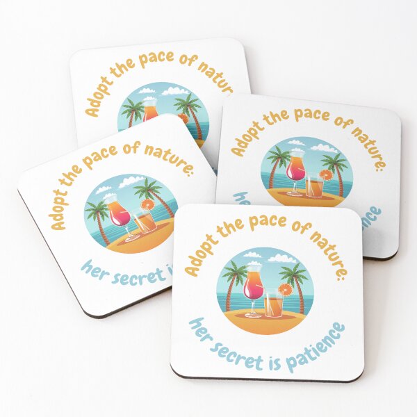 Item preview, Adopt the pace of nature her secret is patience, Jamaican rum punch cocktail and Orange Juice. designed and sold by LaziniArts.