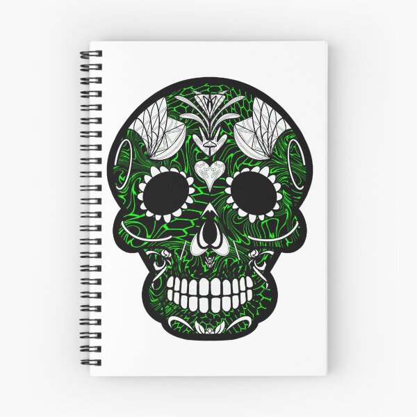 Item preview, Mexican day of the dead twisted beehive skull  designed and sold by Elizabeth-Banks.