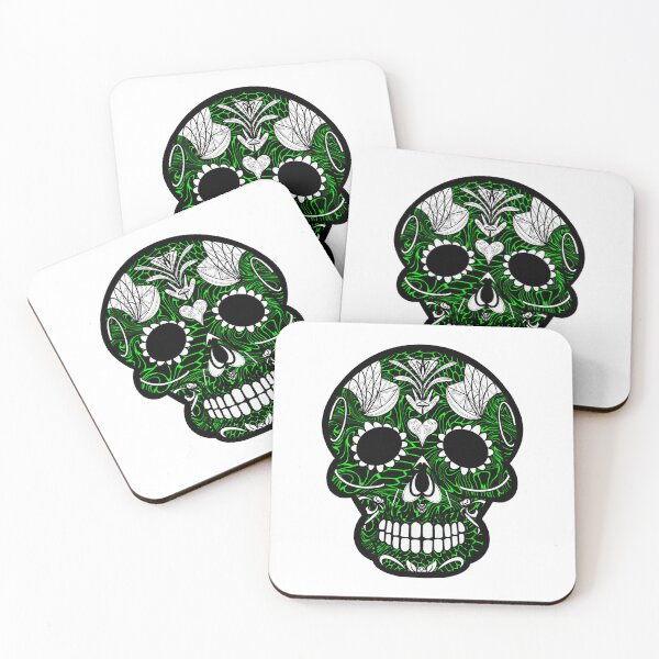 Item preview, Mexican day of the dead twisted beehive skull  designed and sold by Elizabeth-Banks.