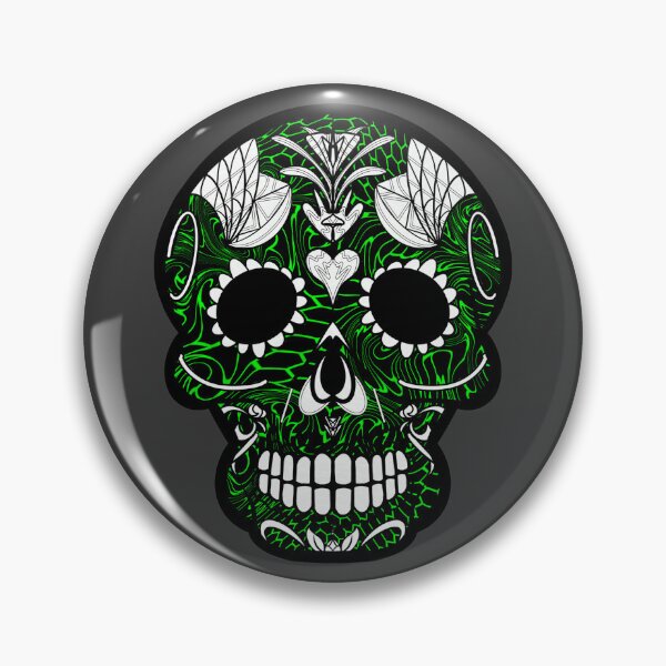 Item preview, Mexican day of the dead twisted beehive skull  designed and sold by Elizabeth-Banks.