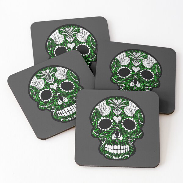 Item preview, Mexican day of the dead twisted beehive skull  designed and sold by Elizabeth-Banks.