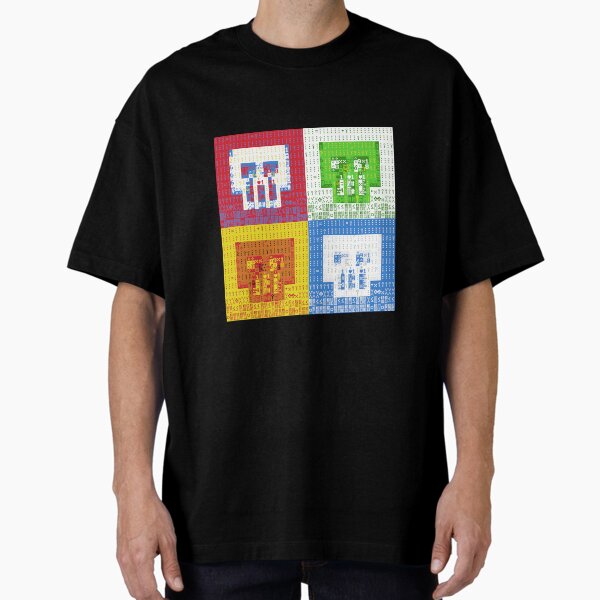 ASCII SMOLSKULL WARHOL Oversized T-Shirt