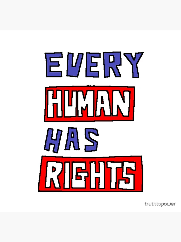 Thumbnail 4 of 4, Clock, HUMAN RIGHTS designed and sold by truthtopower.