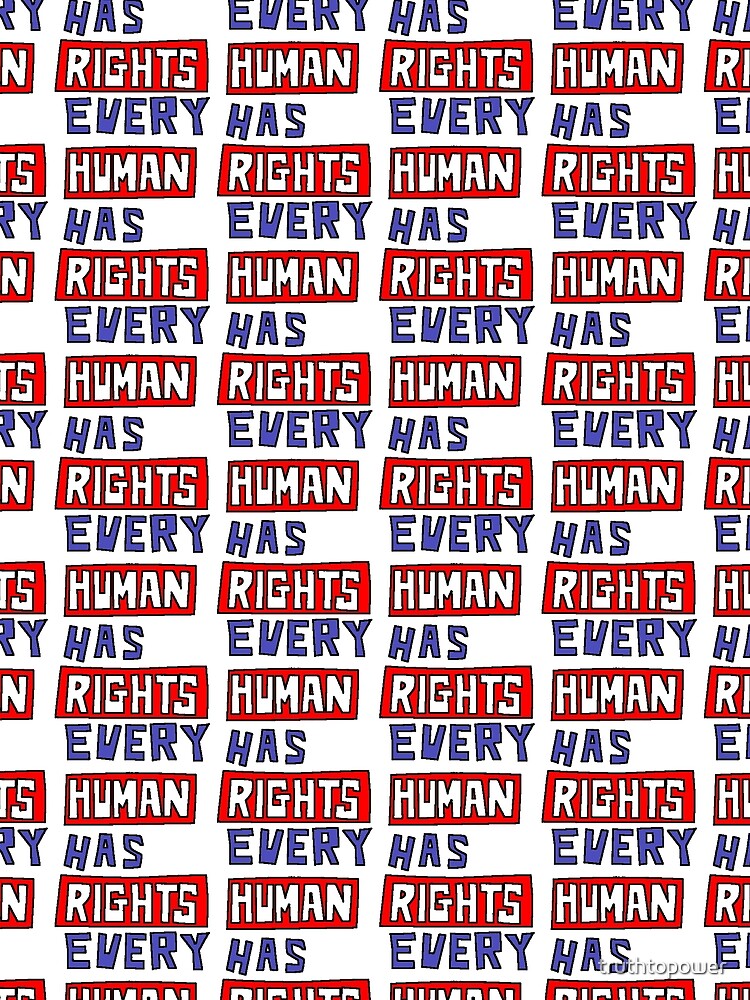 Thumbnail 3 of 3, Scarf, HUMAN RIGHTS designed and sold by truthtopower.
