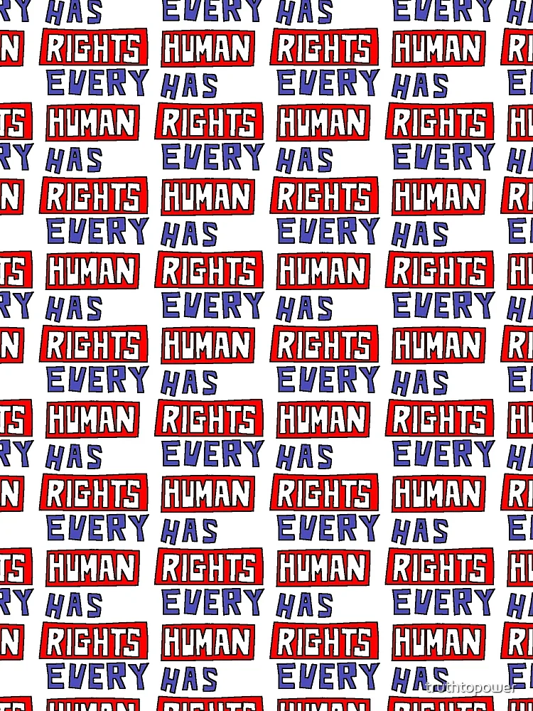 Thumbnail 3 of 3, Scarf, HUMAN RIGHTS designed and sold by truthtopower.