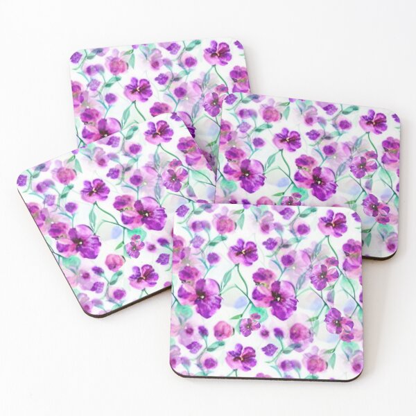 Item preview, Floral pastel watercolor pattern designed and sold by Mirarima.