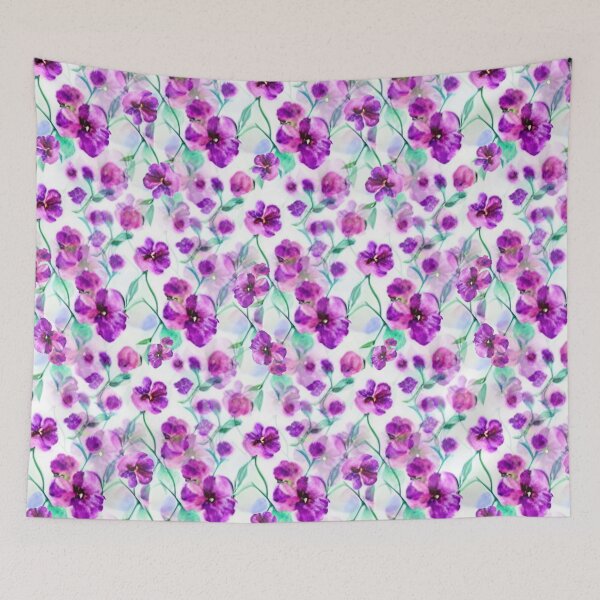 Item preview, Floral pastel watercolor pattern designed and sold by Mirarima.