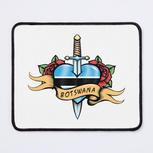 Item preview,  Retro Love Botswana Flag designed and sold by RahallusNtx.