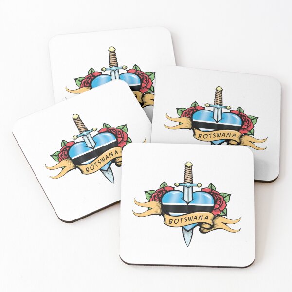 Item preview,  Retro Love Botswana Flag designed and sold by RahallusNtx.