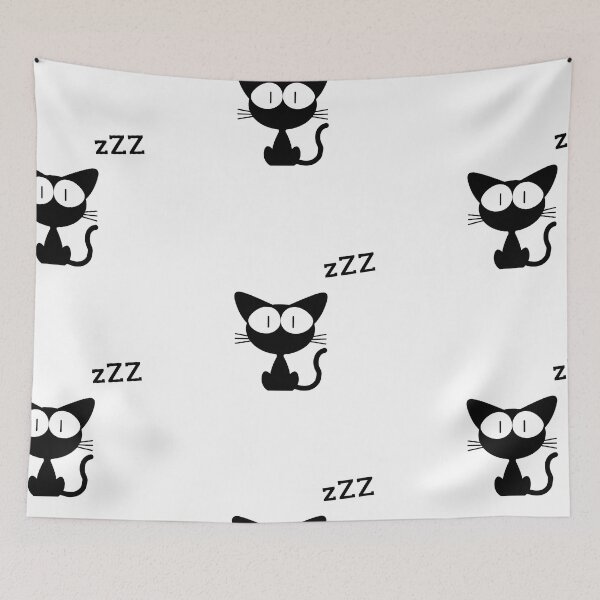 Item preview, sleeping cat designed and sold by LU NA.
