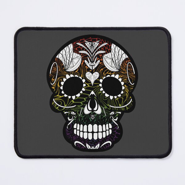 Item preview, Mexican day of the dead twisted beehive skull designed and sold by Elizabeth-Banks.