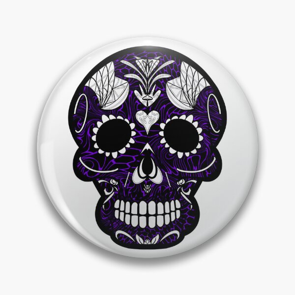 Item preview, Mexican day of the dead twisted beehive skull  designed and sold by Elizabeth-Banks.