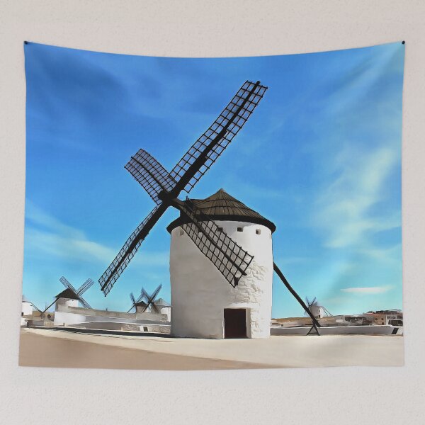 Item preview, Windmills of Consuegra (Painting) designed and sold by cmphotographs.