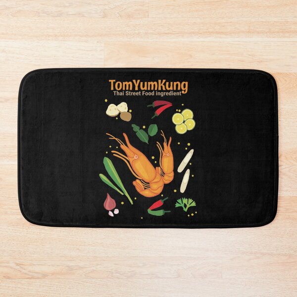 Item preview, Tom Yum Kung Thai Street Food Ingredient Shrimp Soup designed and sold by KewaleeTee.