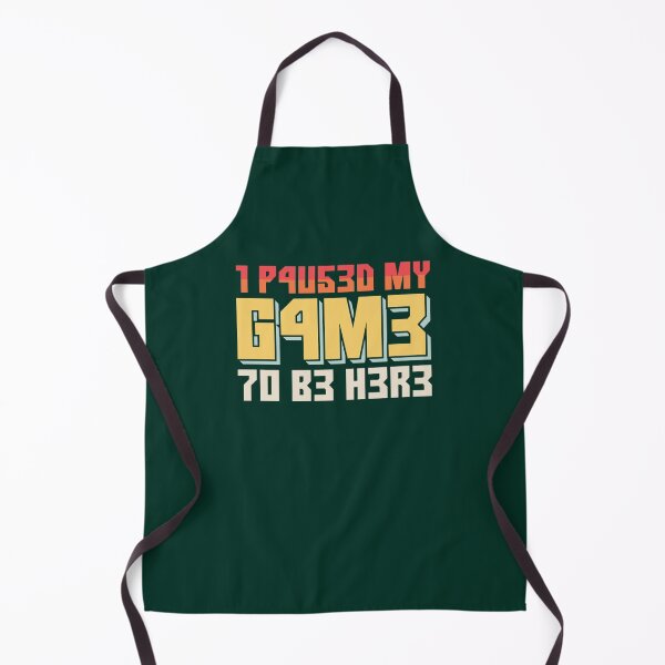 Item preview, I Paused My Game To Be Here Retro Gamer Gift designed and sold by maniAlchemi.