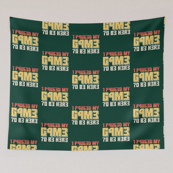 Item preview, I Paused My Game To Be Here Retro Gamer Gift designed and sold by maniAlchemi.
