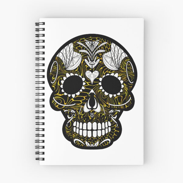 Item preview, Mexican day of the dead twisted beehive skull  designed and sold by Elizabeth-Banks.