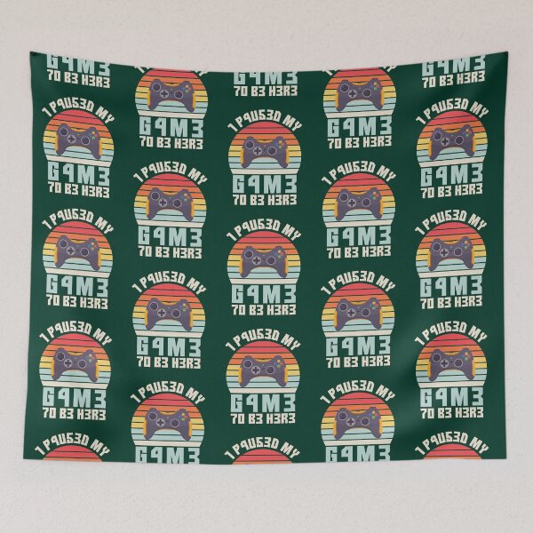 Item preview, I Paused My Game To Be Here Vintage Gamer Gift designed and sold by maniAlchemi.