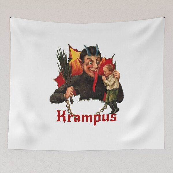 Item preview, Day Gift Merry Krampus Christmas Funny Fans designed and sold by Allegrascaffidi.